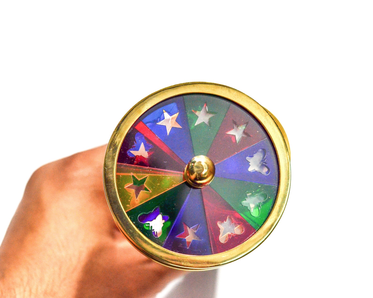 WOODEN BRASS KALEIDOSCOPE Prismatic Kaleidoscope Etsy UK