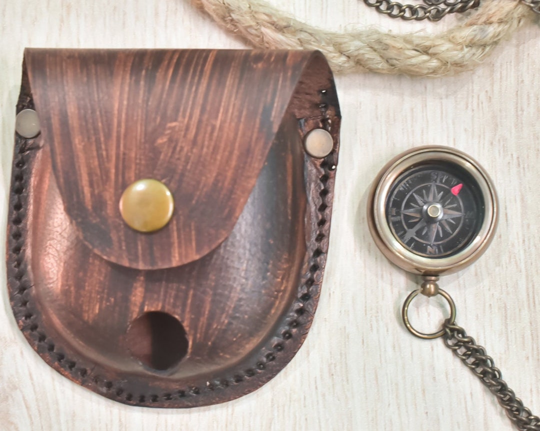 Working Compass Necklace, Engraved Compass Necklace, Personalized