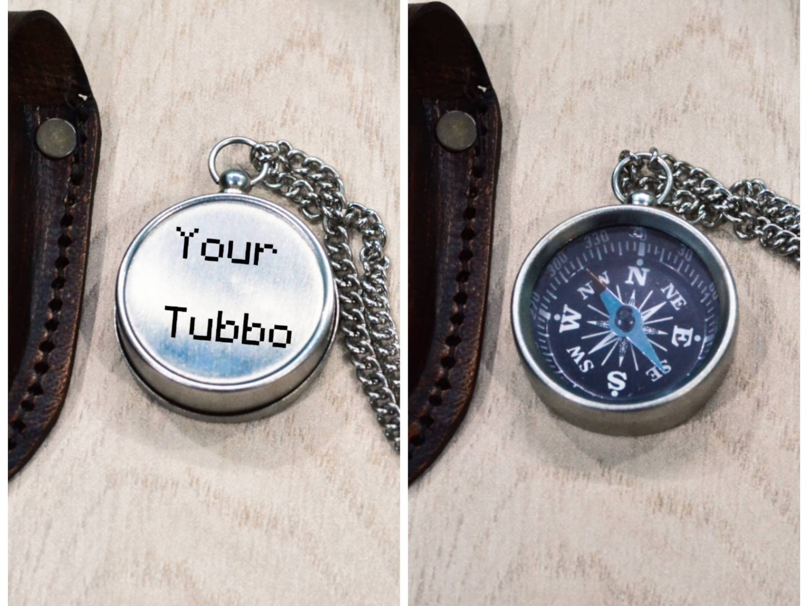 Personalized Compass Necklace Compass Necklace Monogram Etsy