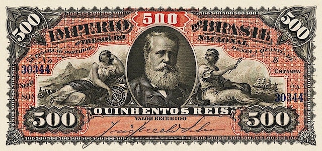 Banco Central Do Brasil 100 CEM Cruzeiros Note Over Stamp On 100 “CEM  CRUZEIROS”