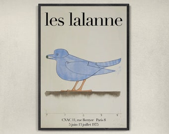 Les Lalanne Exhibition Poster: Mid-Century Modern Bird Print (Digital Download)
