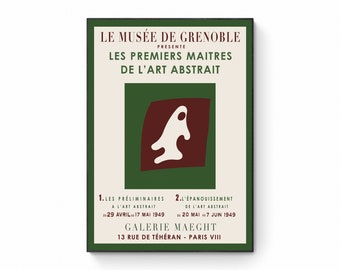 Hans Arp Abstract Art Exhibition Poster - Galerie Maeght (Digital Download)