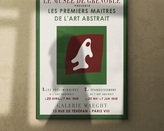 Hans Arp Abstract Art Exhibition Poster - Galerie Maeght (digital 