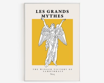 Winged Victory of Samothrace Poster: Greek Goddess Art (Digital Download)