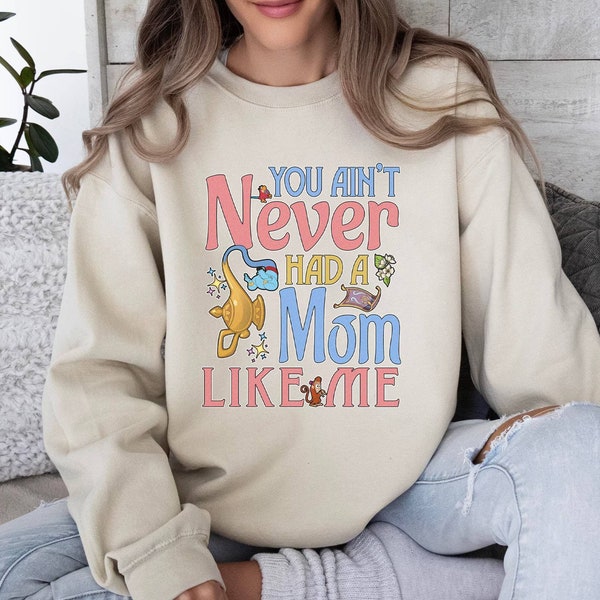 Aladdin You Ain't Never Had A Mom Like Me, Genie Aladdin Shirt, Disneyland Mom Shirt, Magic Kingdom, Walt Disneyworld, Gift For Mom