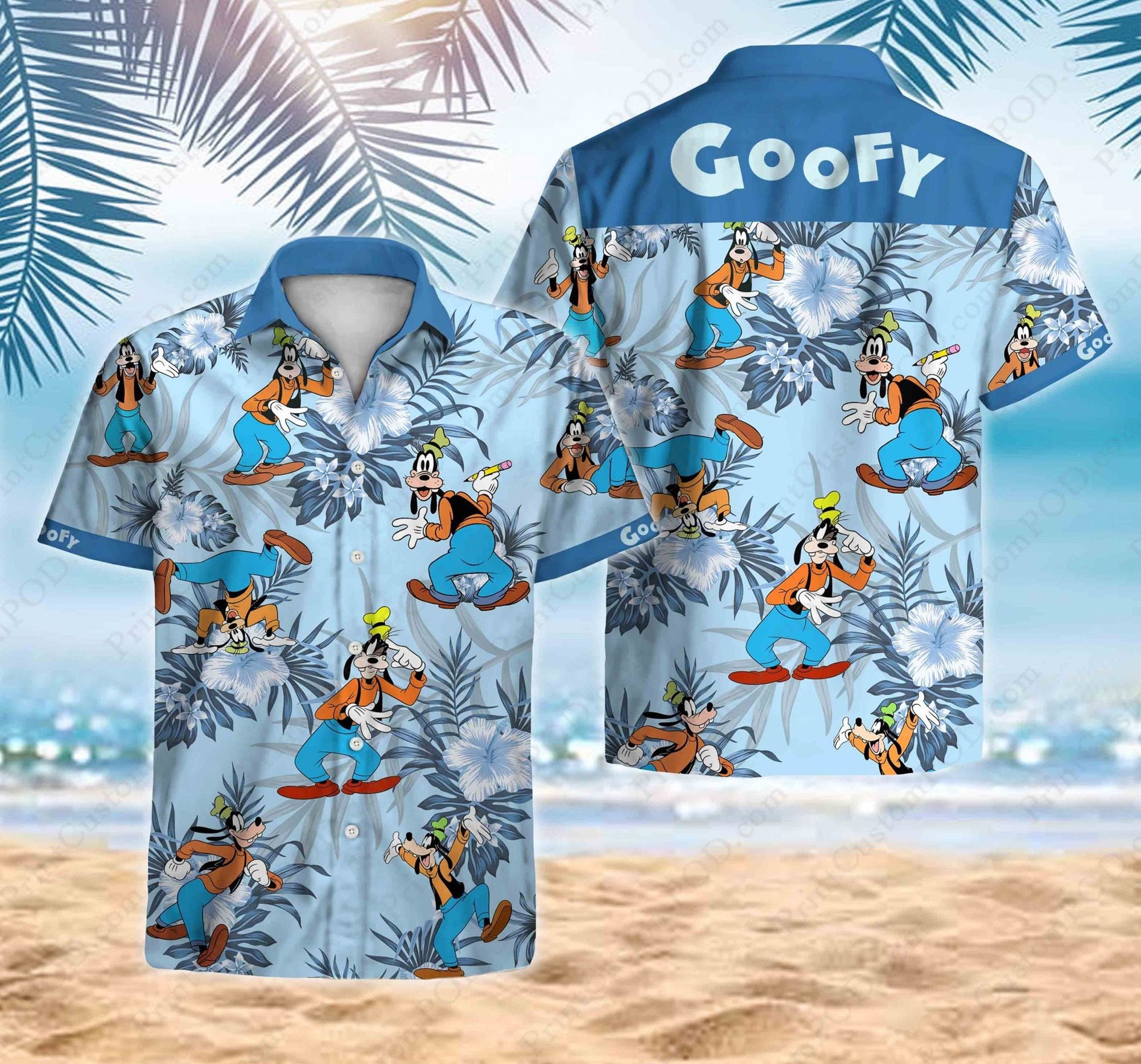 Mickey & Friends - Goofy Gone Fishing - Men's Short Sleeve Graphic T-Shirt  