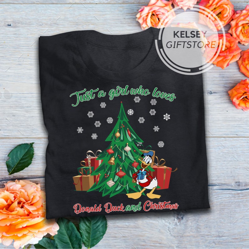 Just A Girl Who Loves And Christmas T Shirt