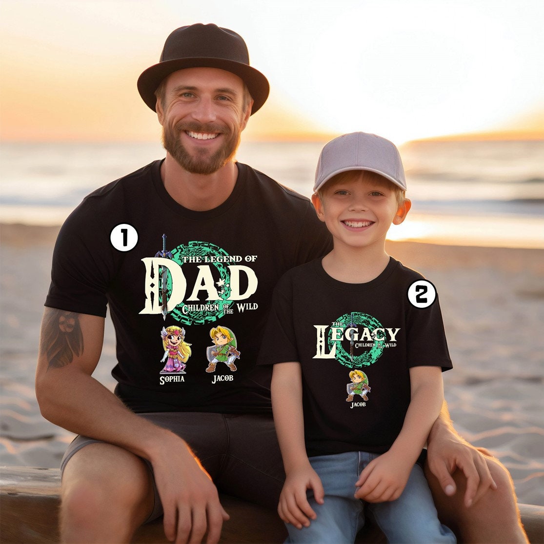 Legend Of Zelda Legend Of Dad Father Day Shirts, Zelda Dad Shirt, Legend Of Zelda Shirt