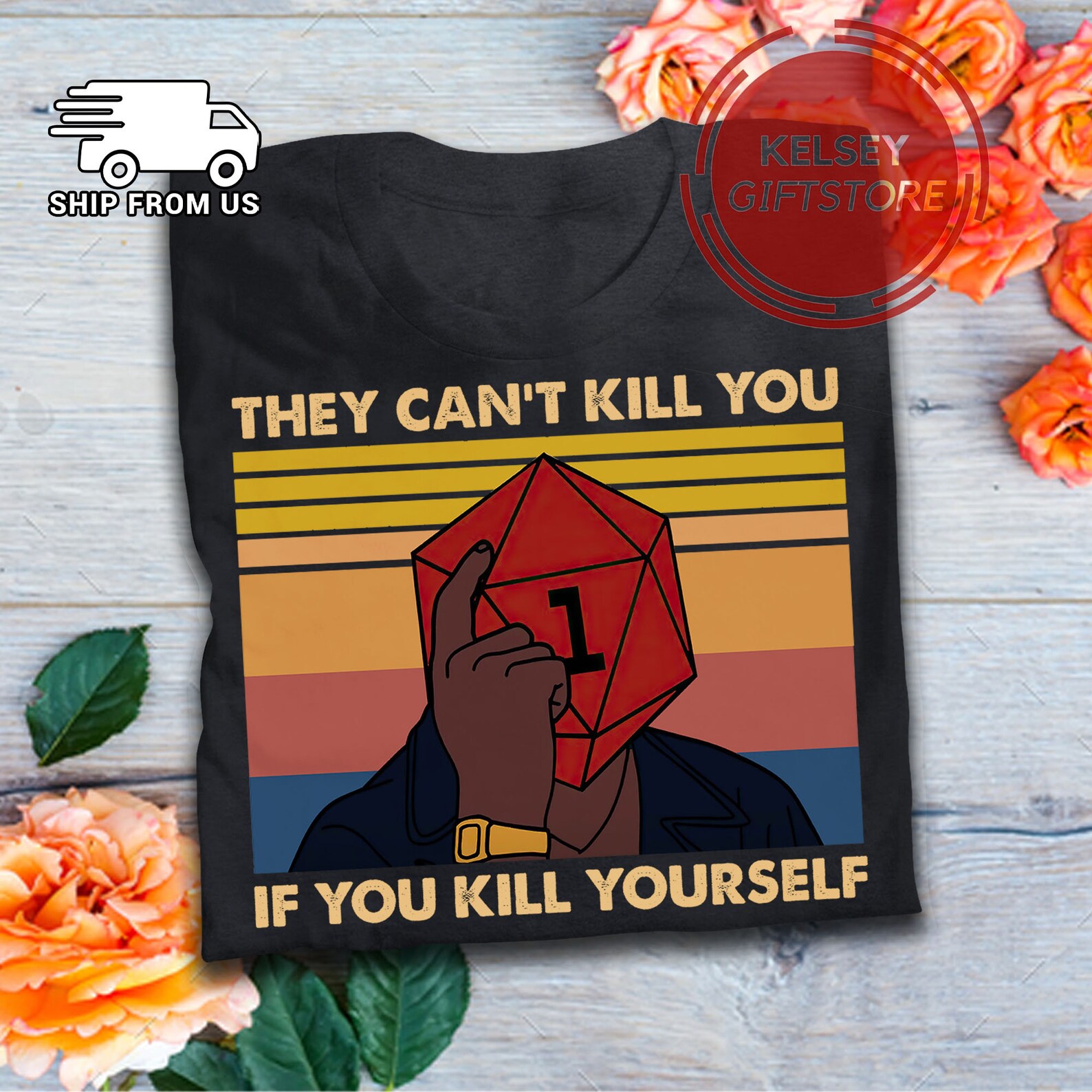 They Can't Kill You If You Kill Yourself Vintage T Shirt Etsy