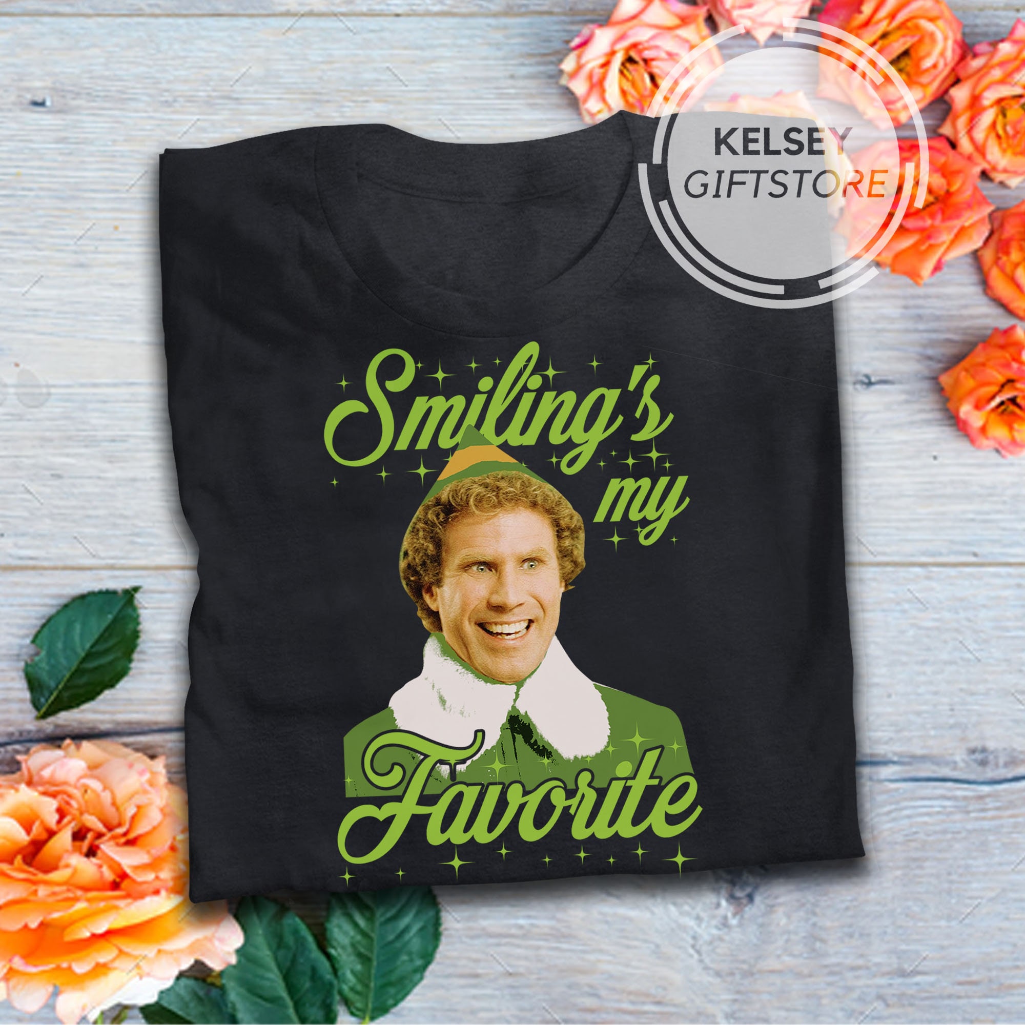Discover Buddy Elf Smiling My Favorite T Shirt