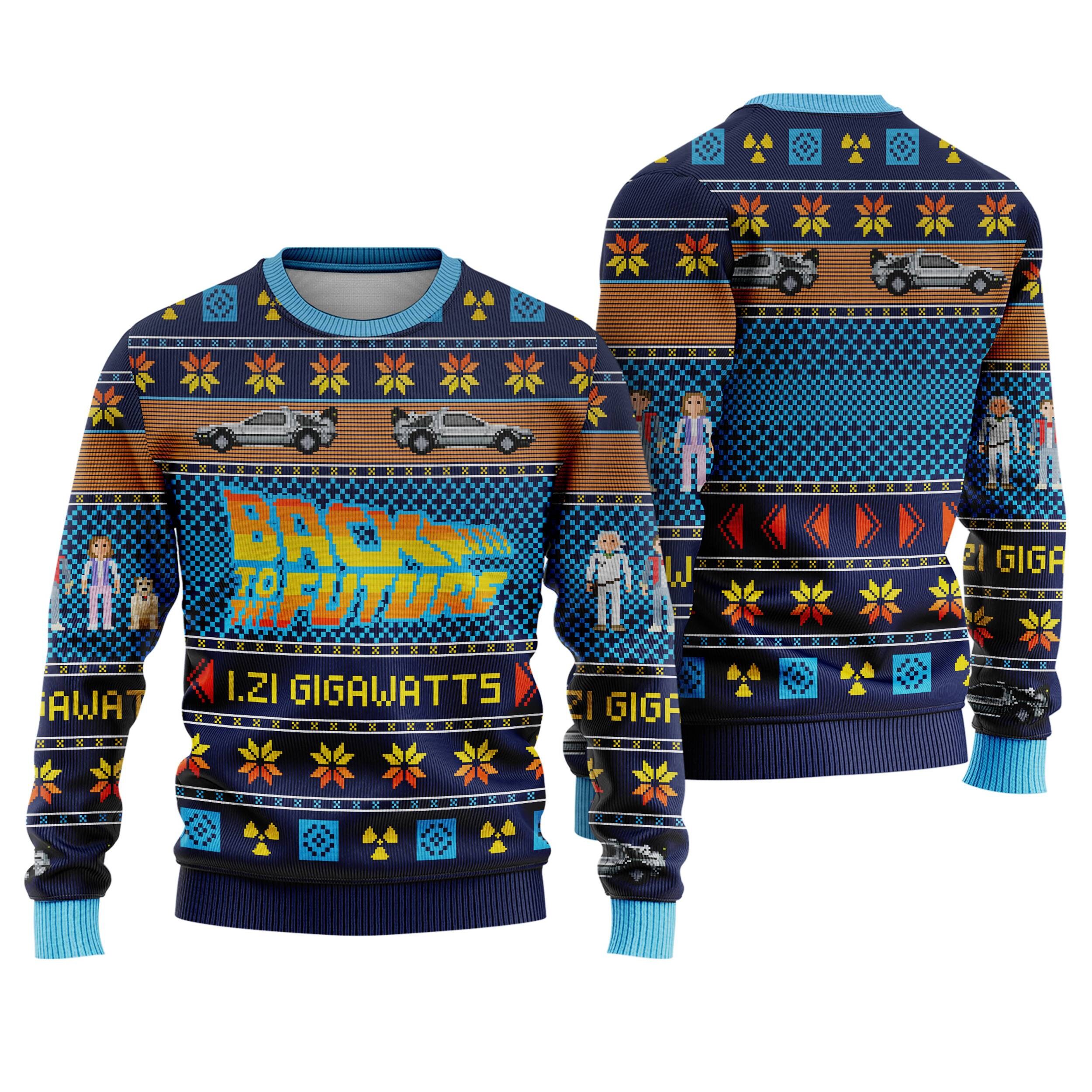 Back to the future xmas jumper sale
