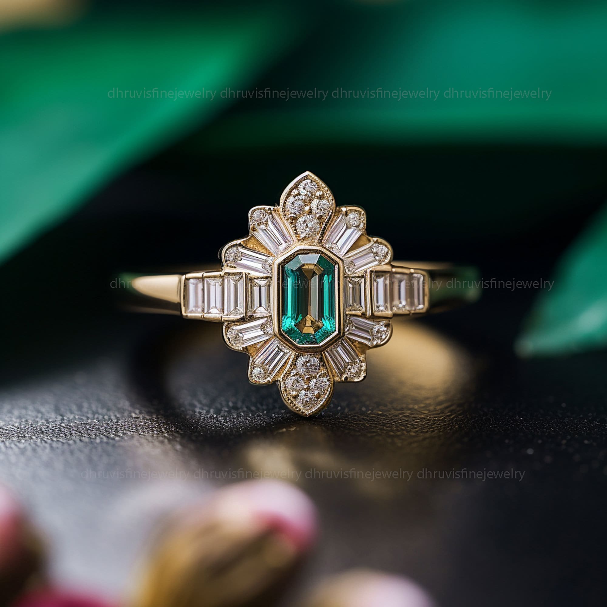 Vintage solid sale gold rings