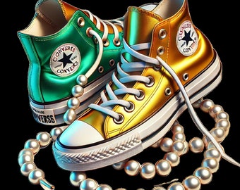 Chucks and Pearls PNG