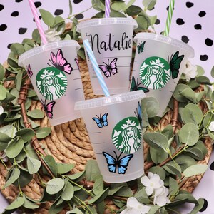 Butterfly Starbucks Cup | Mini Starbucks Cups l Grande Starbucks Cups |  Custom Starbucks Cups l 16oz Starbucks Cups l Starbucks Cup