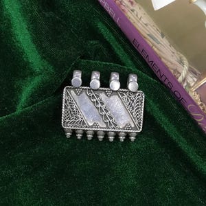PURE~925 Sterling Silver Handmade Pendant, Antique Silver Pendant, Traditional Indian Design Silver Pendant, Weight~ 23.6 Grams