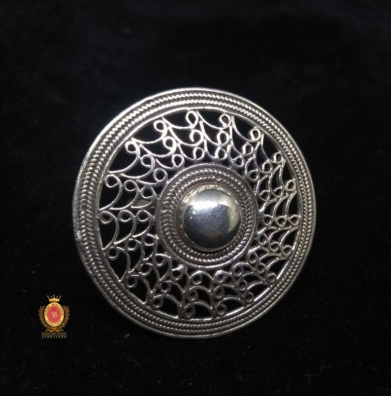 925 Sterling Silver Handmade Ring Happy Ring Adjustable Ring Woman Ring Gift for her Weight=11.7gm