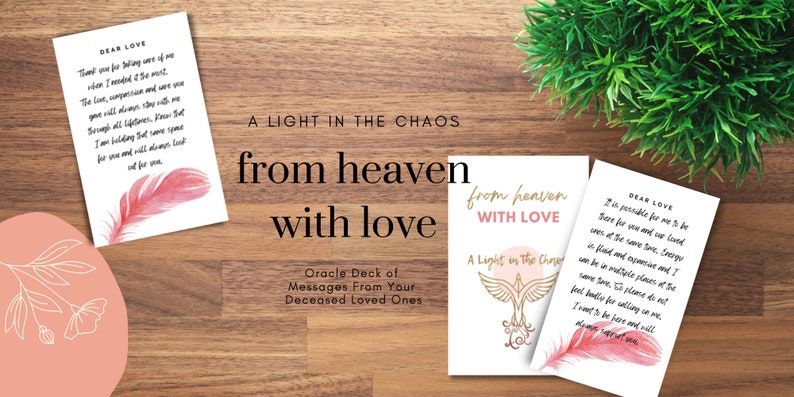 FROM HEAVEN with LOVE Oracle Deck Messages From Your Deceased Loved Ones and Guides image 1