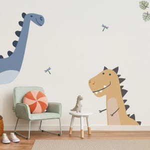 Dinosaur wall stickers for nursery or playroom - Dinosaur wall decals for nursery bedroom decoration for boys or kids room -home improvement