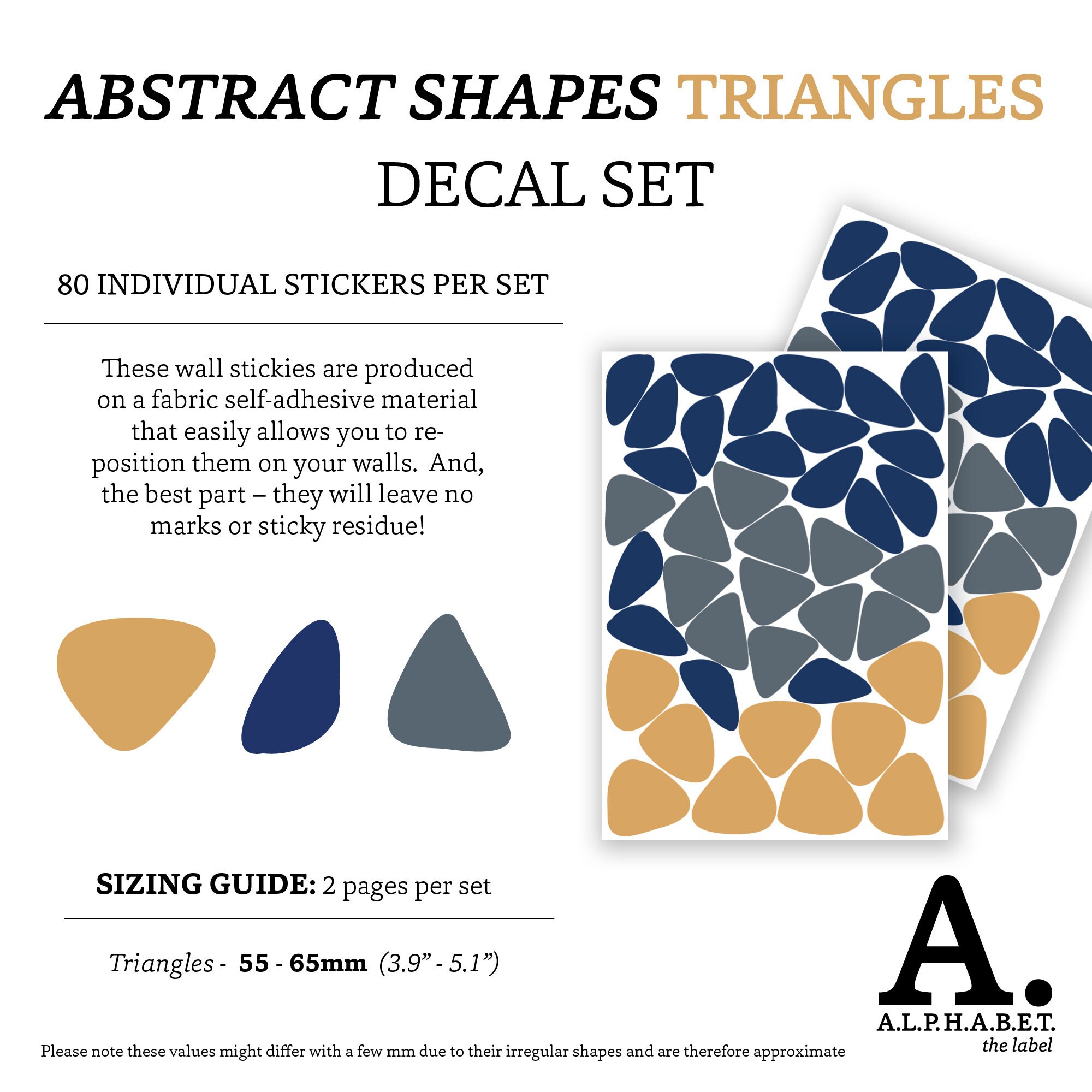 Calcomanía de pared para niños pequeños calcomanías de pared | Etsy