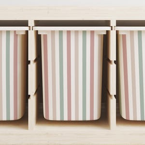 Ikea Trofast Stickers, Bright Trofast Tub Wraps, Playroom Storage Decor, Colorful Furniture Decor, Cute Nursery Decor, Trofast Decal