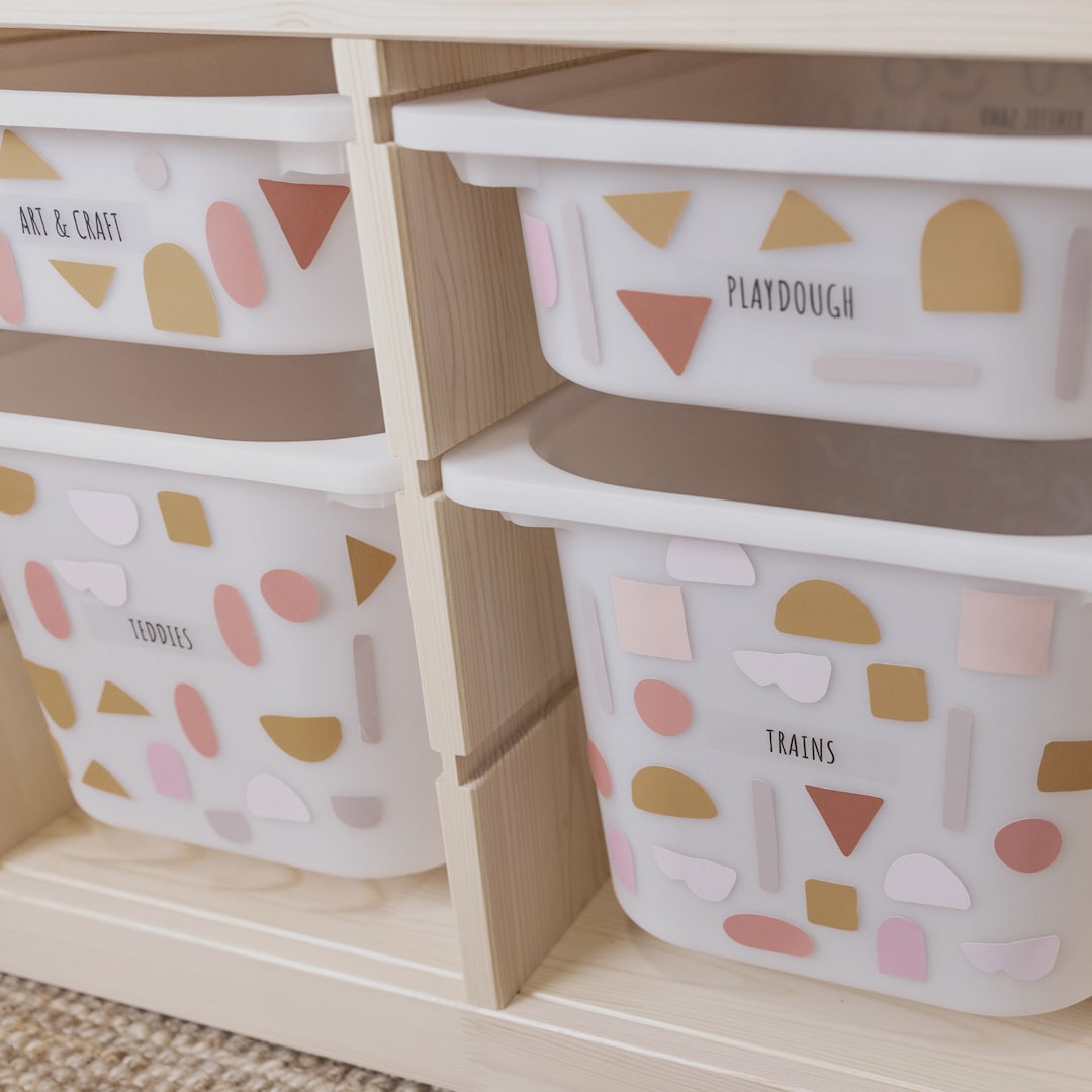 Trofast Stickers Storage Box Decals Toy Storage Stickers Etsy