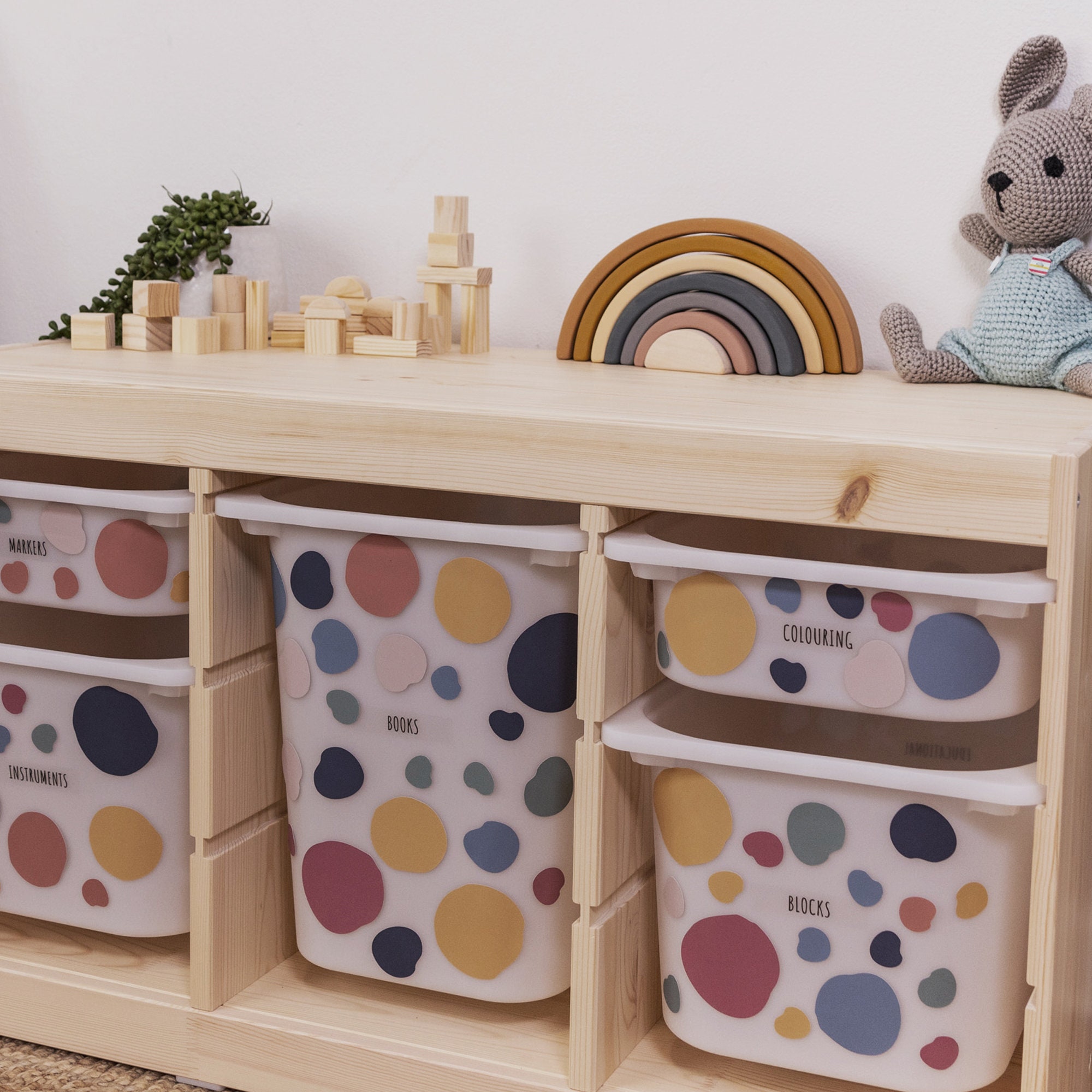 Removable Storage Bins for IKEA® Trofast SMALL -  Norway