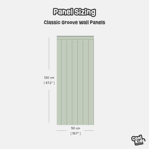 Beadboard Wall Panel Decal, Blue Wall Stickers, Peel And Stick Wainscoting, Fabric Wall Paneling, Modern Nursery Decor ~ 4 colors available image 6