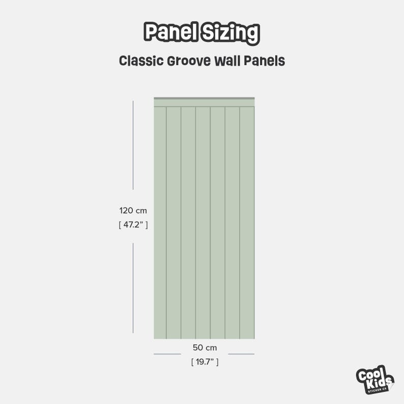 Beadboard Wall Panel Decal, Blue Wall Stickers, Peel And Stick Wainscoting, Fabric Wall Paneling, Modern Nursery Decor ~ 4 colors available image 6