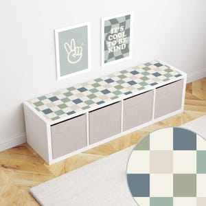 Adhesivo Kallax para estantería, decoración de muebles de IKEA, adhesivo Kallax para la parte superior de la estantería, decoración para juguetes infantiles, decoración de sala de juegos, accesorios Kallax