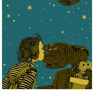 Imprimir / Cartel A4 Y el Extraterrestre