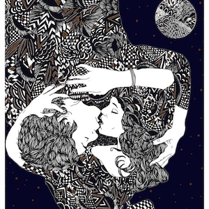 Print / A3 My Blueberry Night Poster