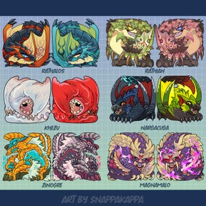 MONSTER HUNTER: Acrylic Charms Part 4