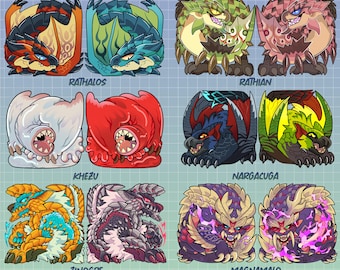 MONSTER HUNTER: Acrylic Charms Part 4