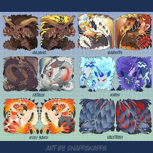 MONSTER HUNTER: Acrylic Charms Part 6