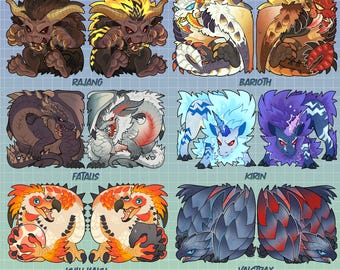 モンスターハンター：アクリルチャーム第6弾