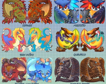 MONSTER HUNTER: Acrylic Charms Part 7