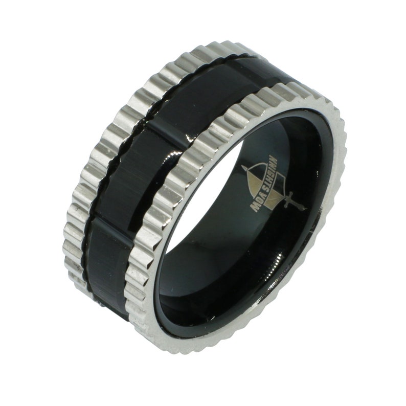 Men/'s Wedding Bands,Personalized Ring Rigid Silver Colored Lined Black Center Tungsten Ring Tungsten Tungsten Carbide Ring Tungsten Ring