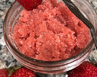 Strawberry Vanilla Sugar Scrub