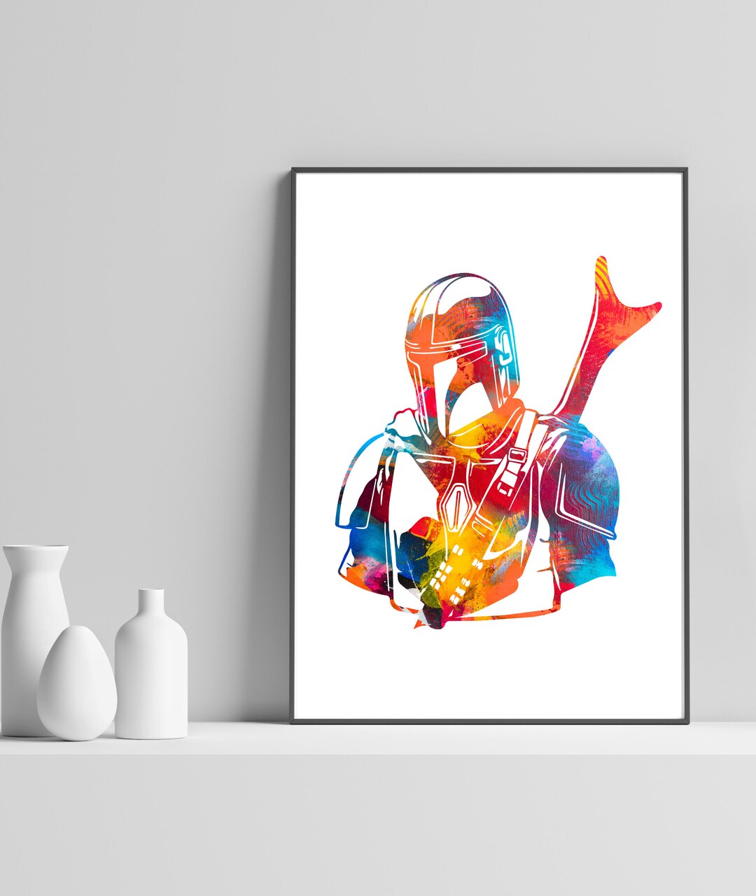The Mandalorian Art Print | Star Wars Inspired Quote Poster ...