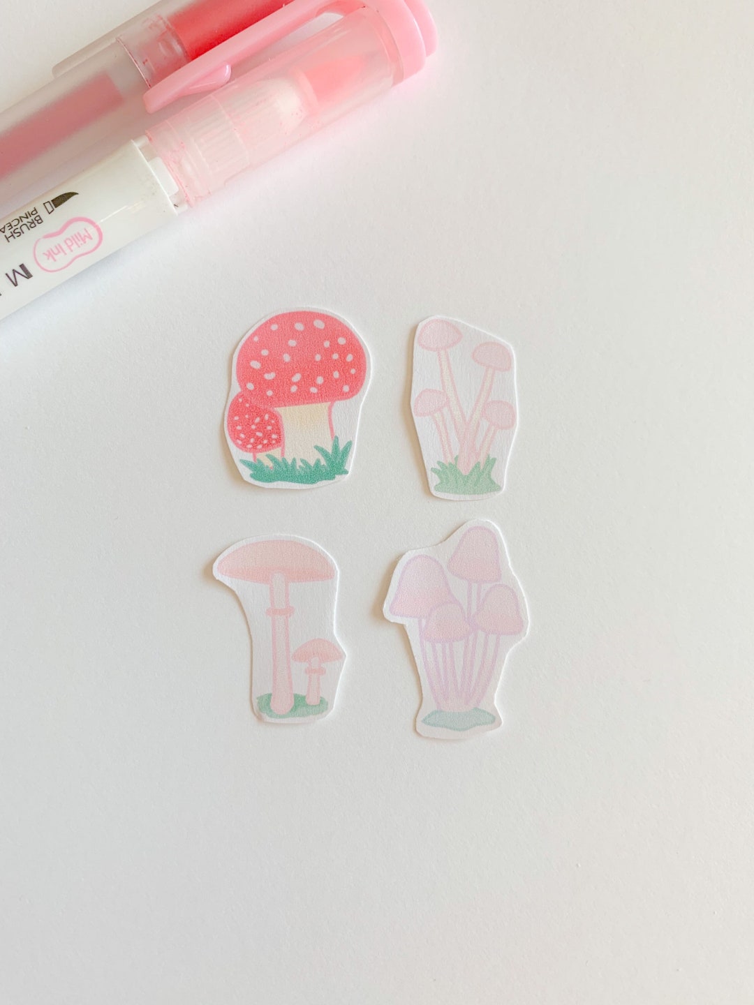 Shroom Stickers / Cute Mushroom Sticker Pack for Stationery, Laptop ...