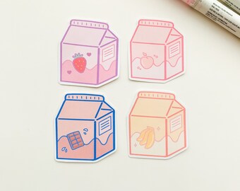 peach milk stickers etsy singapore