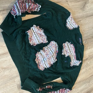 reworked polo sweater
