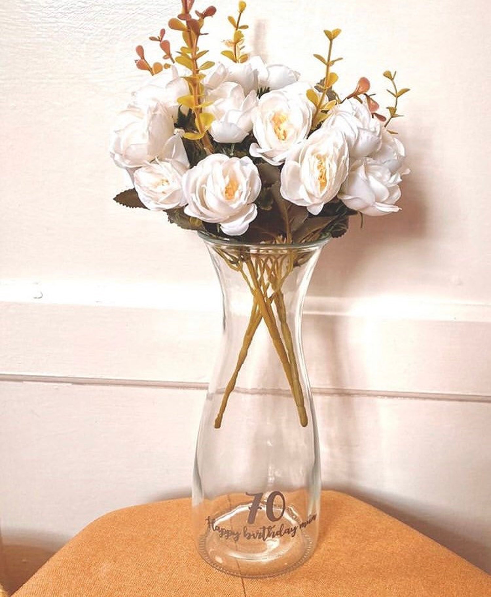 Personalised vases perfect gifts for birthdays write a Etsy