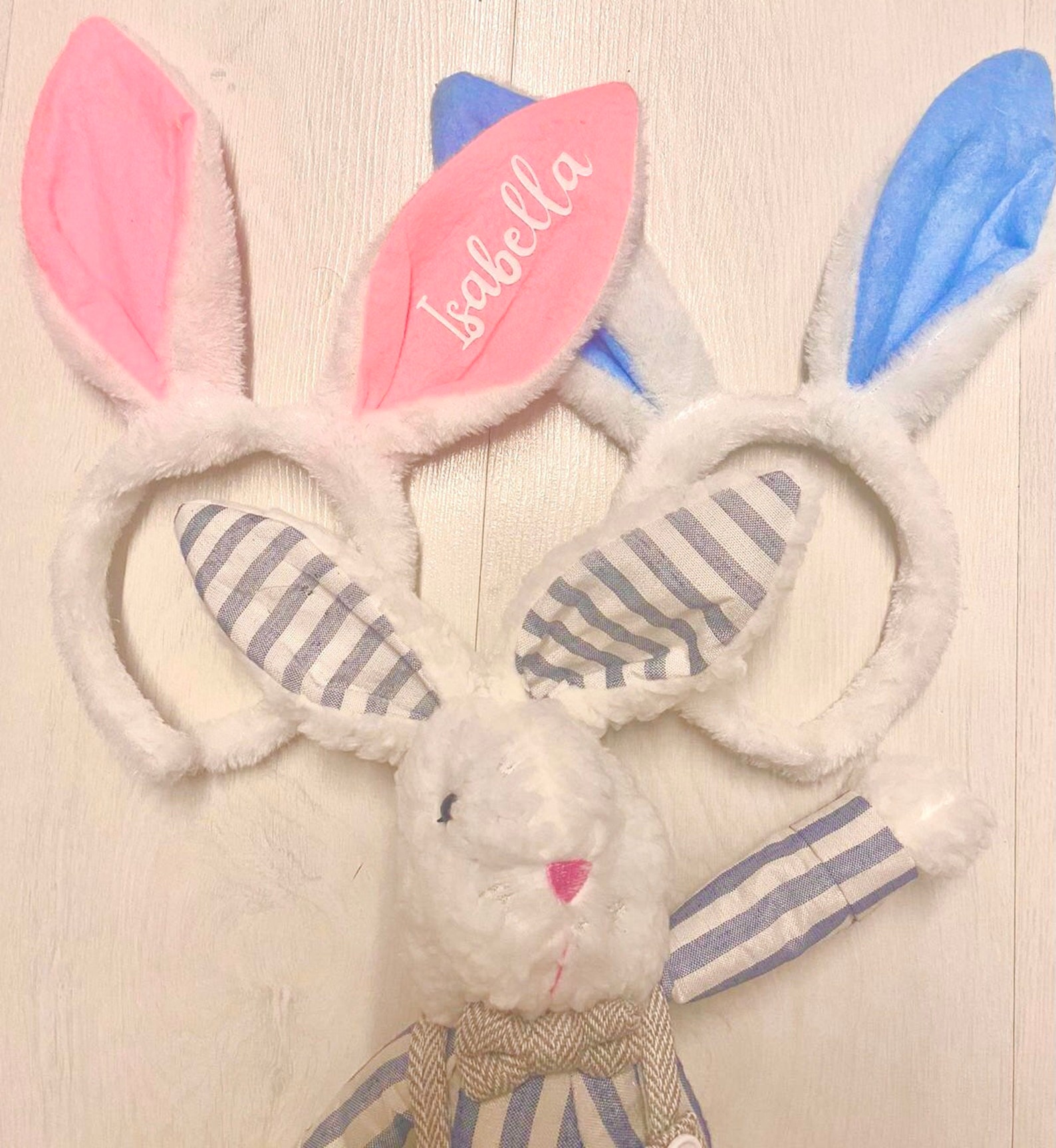 Personalised childrens easter bunny ears perfect for easter. Etsy