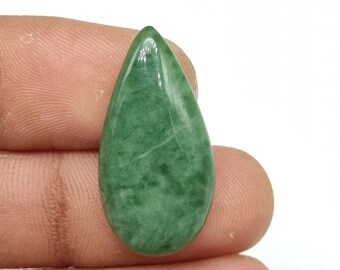 30X15X5 MM Pear shape serpentine stone 15ct Natural green serpentine cabochon designer serpentine healing mineral gemstone for jewelry M6105