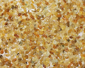 Aguamarina amarilla en bruto de 500 gramos: cristal de berilo dorado natural