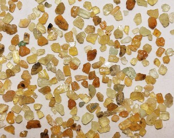 50 gramos de aguamarina amarilla en bruto: cristales de heliodoro, fabricación de joyas