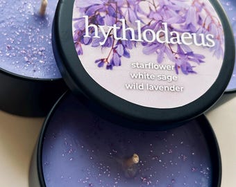 HYTHLODAEUS [wilder Lavendel, Kamille, weißer Salbei] - 112 FFXIV Sojakerze