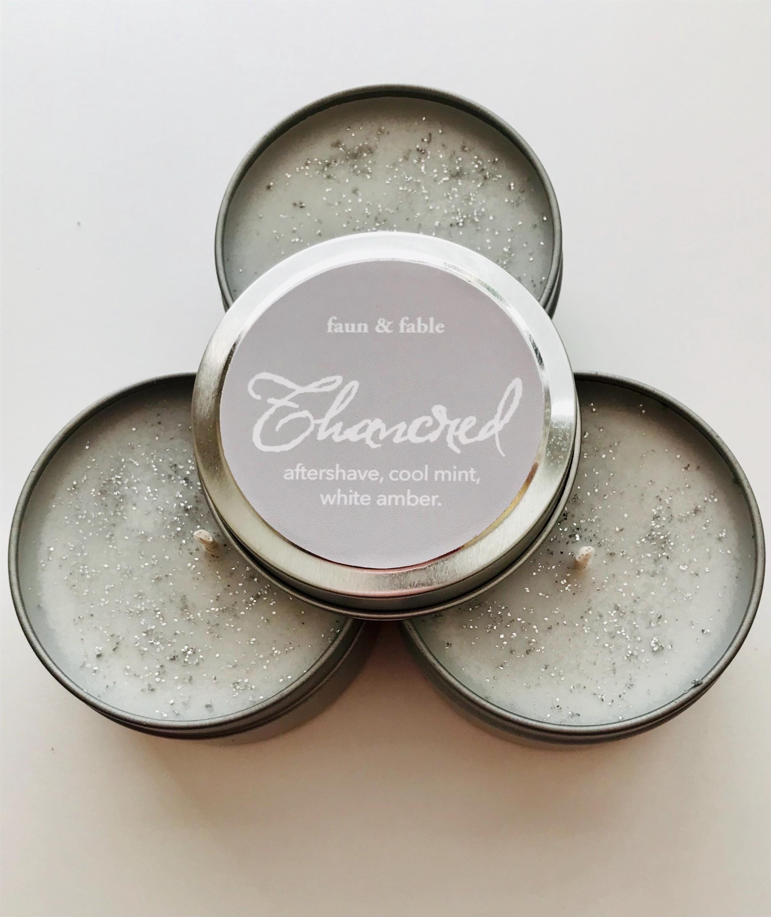 THANCRED [aftershave, cool mint, white amber] -  4oz FFXIV Soy Candle
