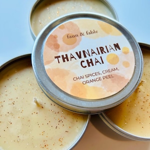 THAVNAIRIAN CHAI [chai spices, cream, orange peel] - 7oz FFXIV Soy Candle